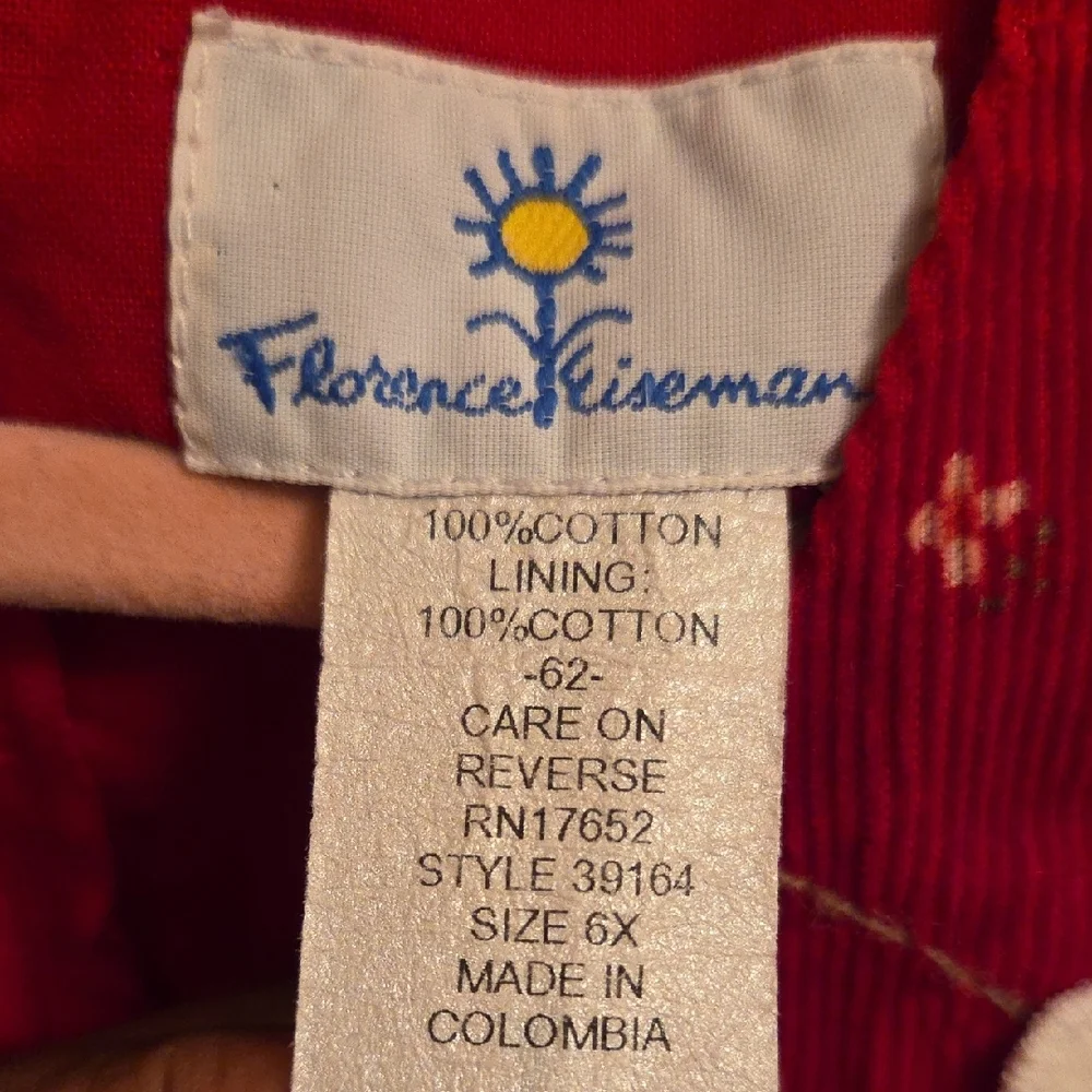 Florence Eiseman stylish red